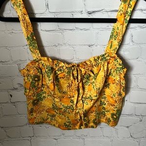 Cropped Bustier Tank Top